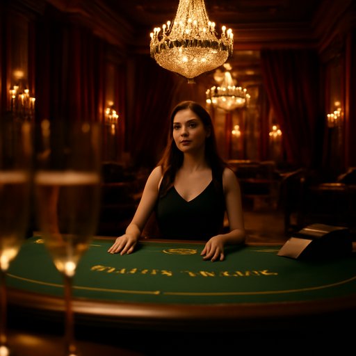 CD444 Live Baccarat Table View